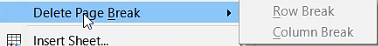 Delete Page Break Option