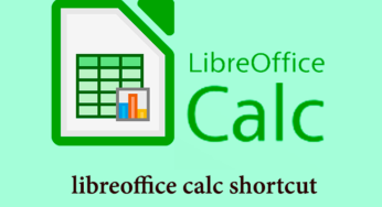 Libreoffice calc shortcut keys in hindi 2022