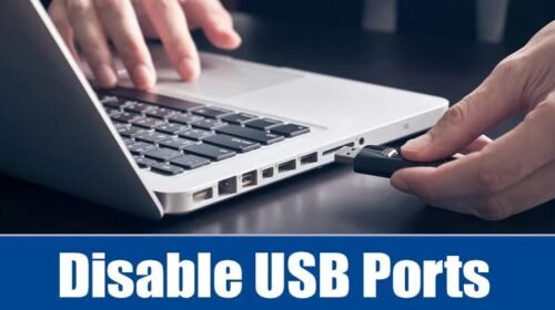 How to disable USB ports in PC or Laptop ?